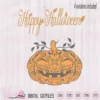 Doodle Pumpkin, Happy halloween svg, women shirt, girls, cricut svg, Svg cut file, dxf files, die cut, scanncut, zentangle pumpkin