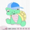 Birthday boy Turtle svg, I'm 2 cute, Toddler Second birthday, kids quote svg, cartoon turtle design, scanncut file, boys t shirt designs
