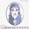 Gothic Blueberry girl svg, teenager avatar