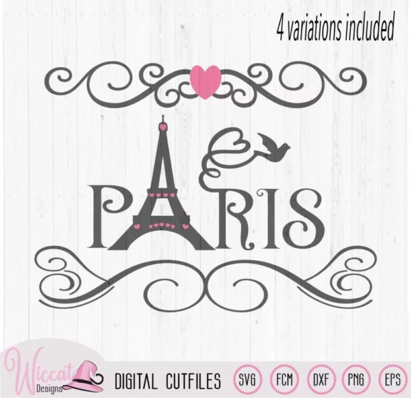 Paris Eiffel Tower word art, Valentine, france, City of love svg, tumbler design, shirt designs, dxf cut file, svg file cricut, svg design