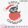 Christmas cat with an ornament, Happy Christmas, Christmas decoration, cute cat, dxf cut file, scanncut fcm, svg cricut, vinyl craft,