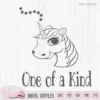 One of a kind unicorn, rainbow unicorn svg, unicorn face svg, T-shirt svg, girl Svg, fcm files, cricut svg,