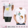 Cartoon couple Mistletoe kisses svg, vinyl craft, Holiday sign svg, Love shirt, htv design, dxf file, cricut svg, Scanncut file, cut file