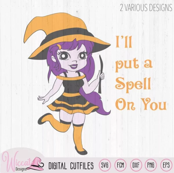 Cute Halloween witch