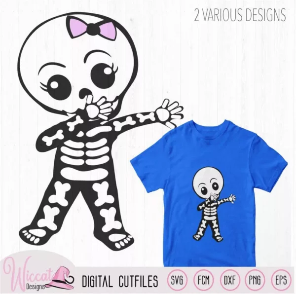 Cute dabbing skeleton shirt
