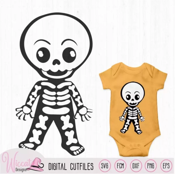 Cute skeleton bundle, boy skeleton, girl skeleton, dabbing skeleton, Halloween DIY decoration, scanncut fcm, svg cricut, vinyl craft toddler