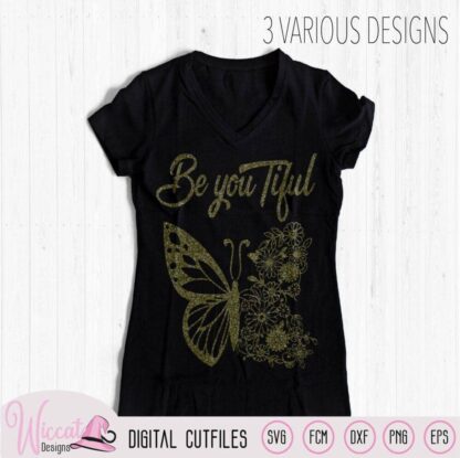 Flower butterfly design, Beautiful quote, Believe quote, pillow design, flower doodle design, scanncut fcm, Cricut svg, paper cut