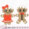 Gingerbread Man bundle, home decoration, christmas DIY, baby christmas bundle, dxf file, scanncut fcm, svg cricut, vinyl craft, cartoon