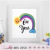 Rainbow monthly growth bundle, Rainbow baby photo booth, pregnant belly countdown, scanncut fcm, plotter file, Svg cricut, vinyl craft