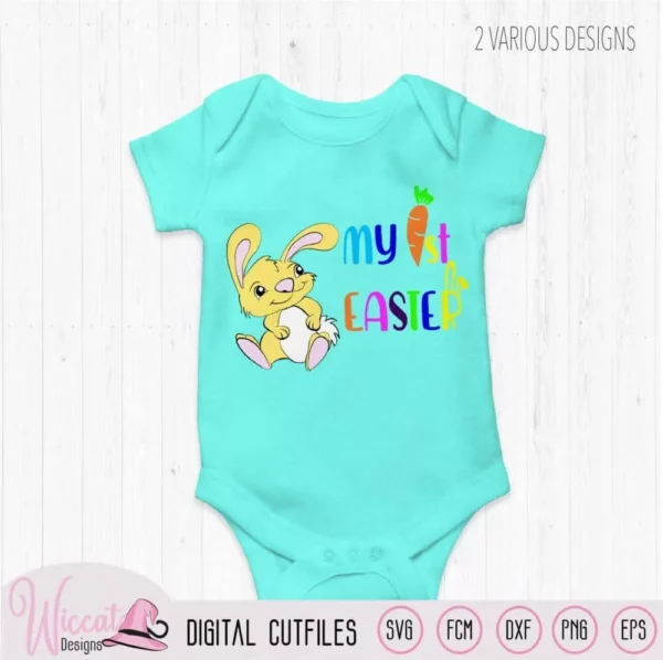Baby Easter bunny boy, My first Easter, Happy easter, Tumbler svg, Vinyl craft, cricut svg, Scanncut fcm, baby suit, plotter file,