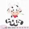 Baby boy cow for baby nursery
