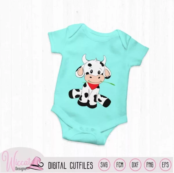 Baby boy cow for baby nursery