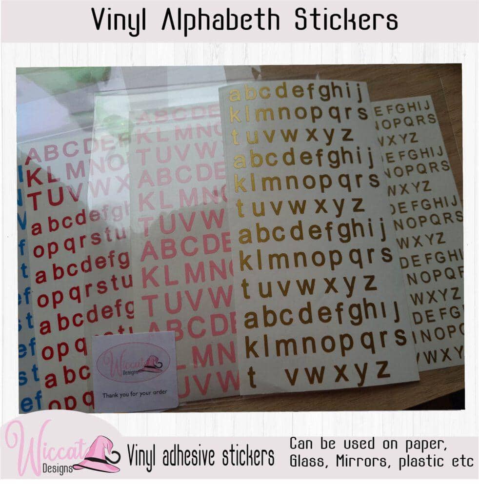 Buy 1 Inch Modern Letters, Alphabet Stickers, Letter Stickers