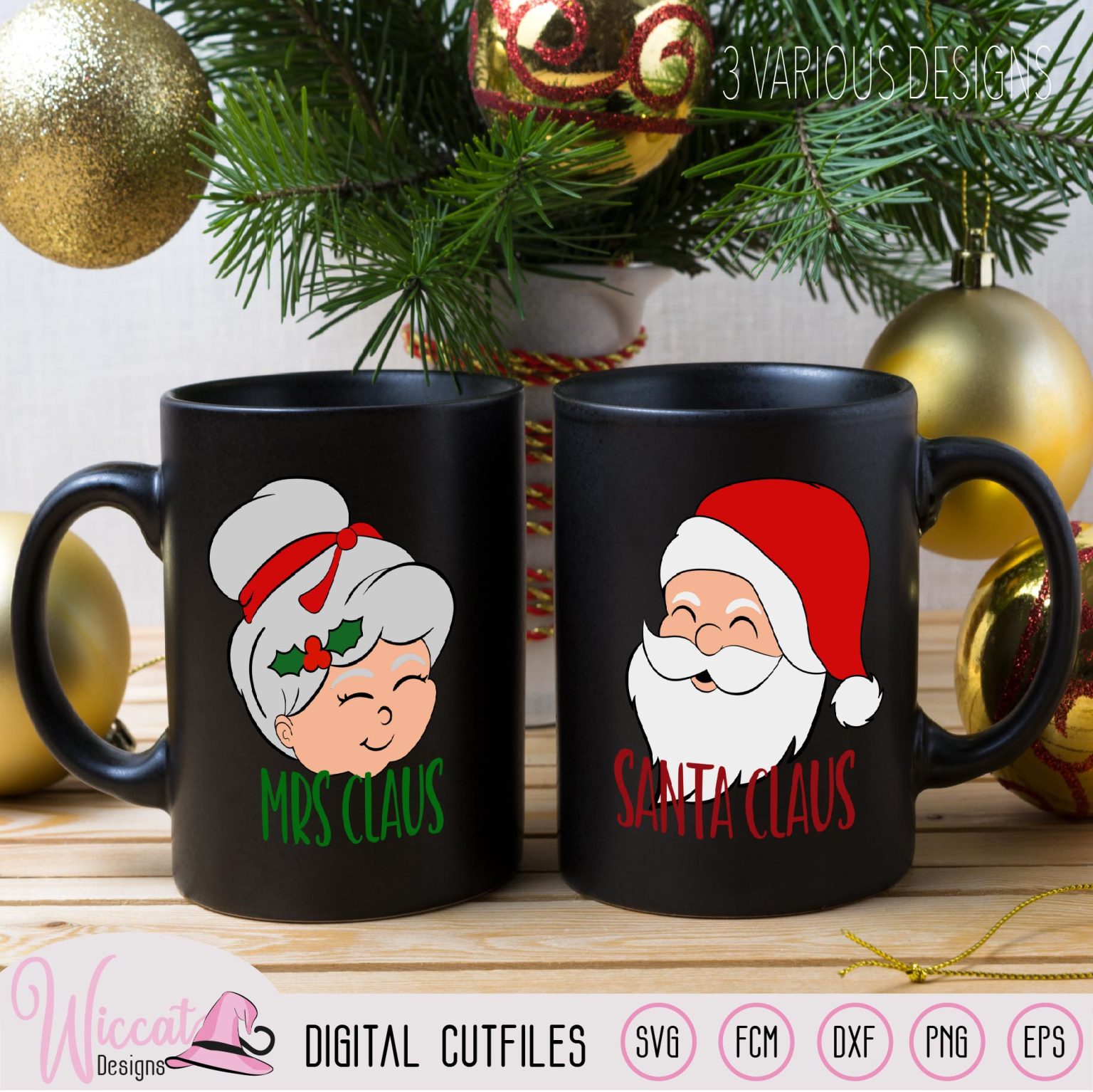 Couple mug santa and mrs claus
