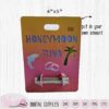 Honeymoon fund money card svg, 3d money card svg