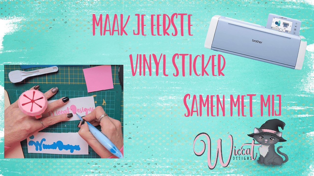Maak je eerste vinyl sticker samen met mij!! 🙈🤯😍