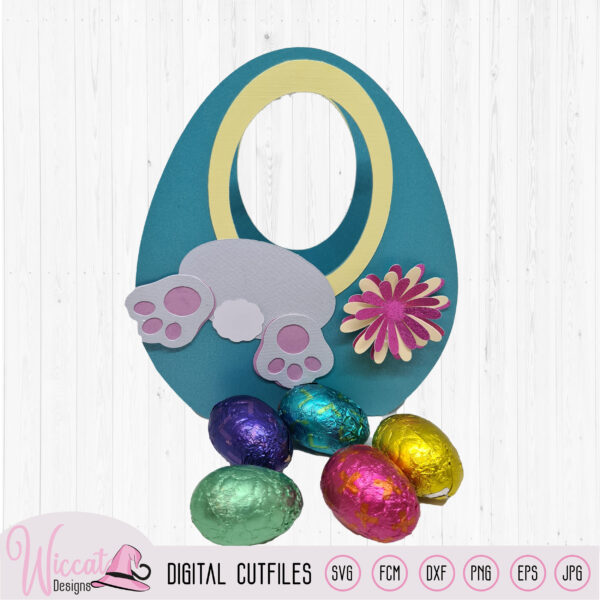 Whimsical Easter Party Favor Bag SVG - Cut File for Kids' Crafts - Cricut, ScanNCut, Silhouette