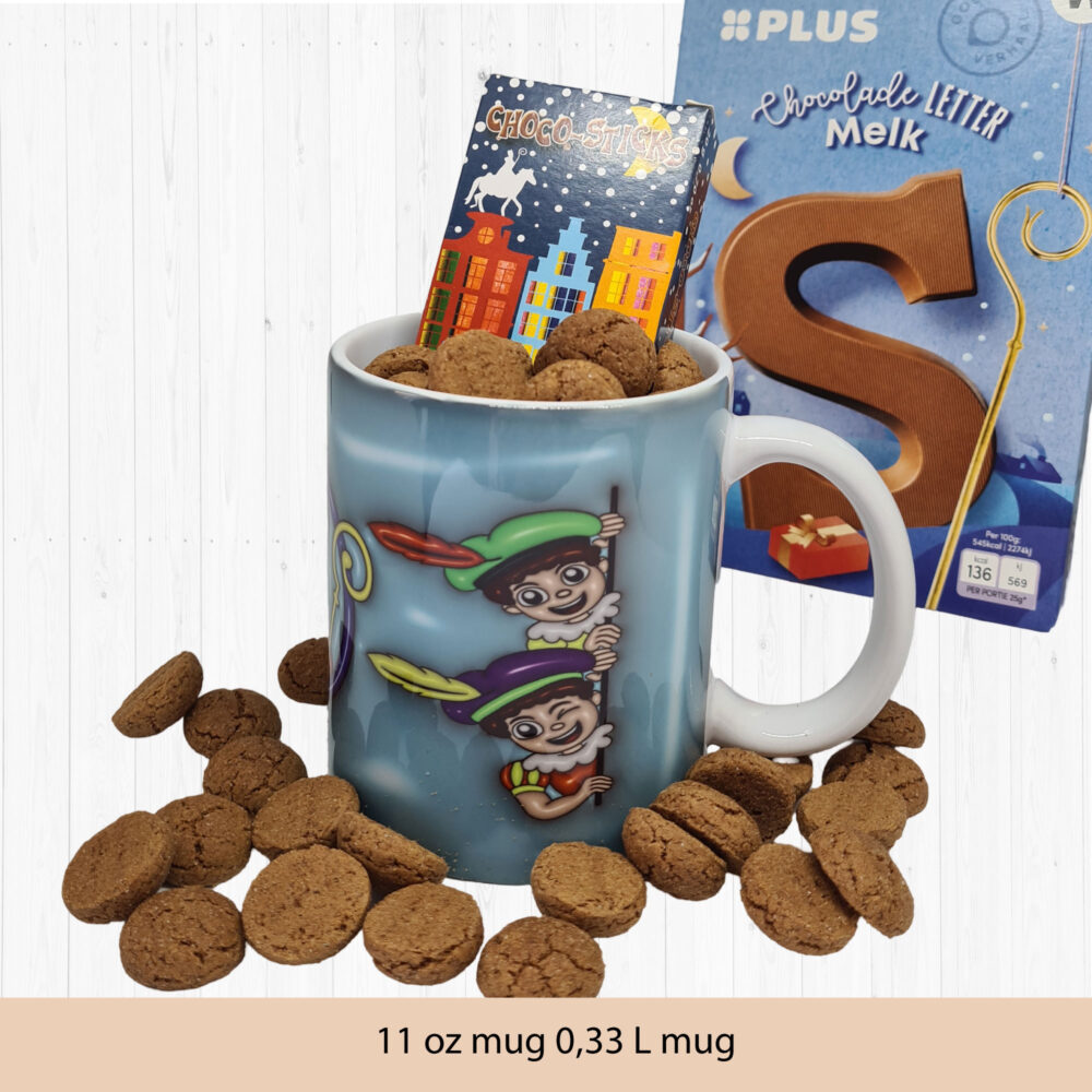 Whimsical Sinterklaas Mug with 3D Design - Festive Home Decor (11 oz), 5 december gift